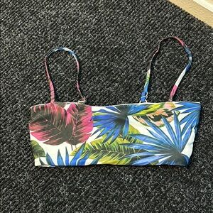 l Space Tropical Print Bikini Top